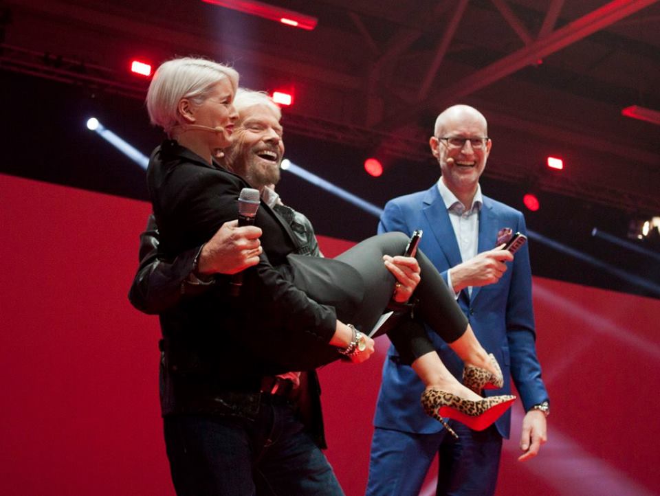 Sinead Kennedy, Richard Branson & Magnus Ternsjo