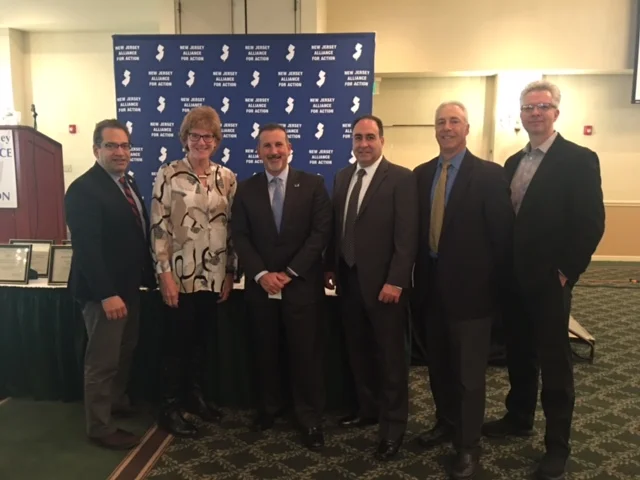 From left to right: Ron Weston, Marge DellaVecchia, John Sartor, John Vena, Michael Cohen, Glenn Kustera
