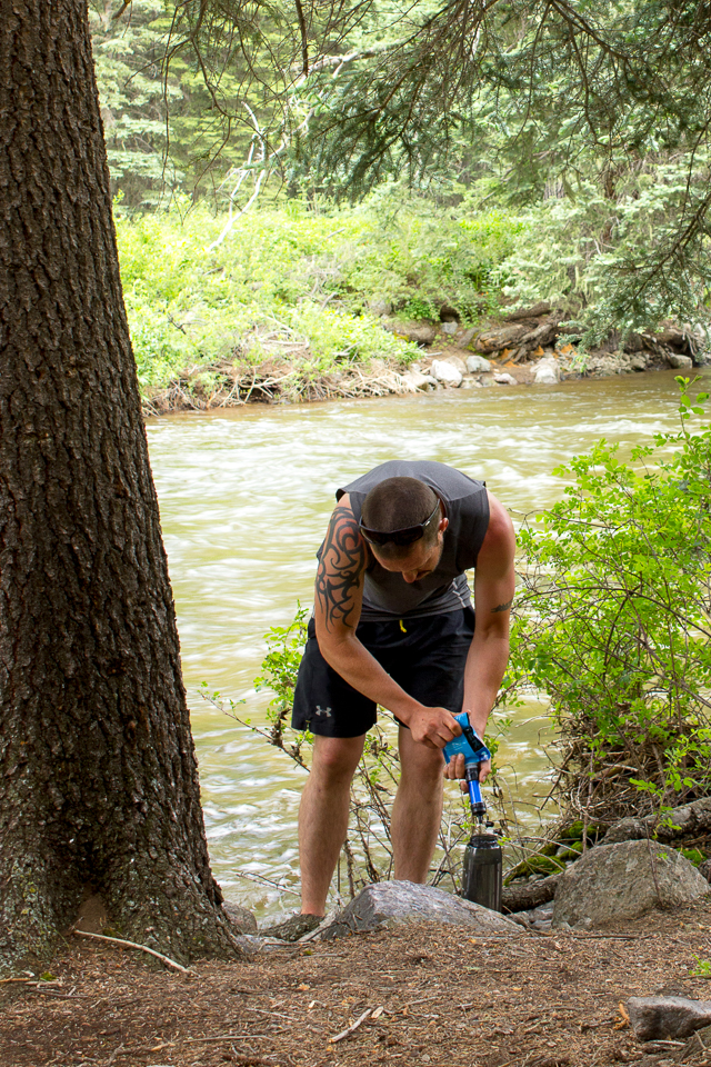 Filtering water