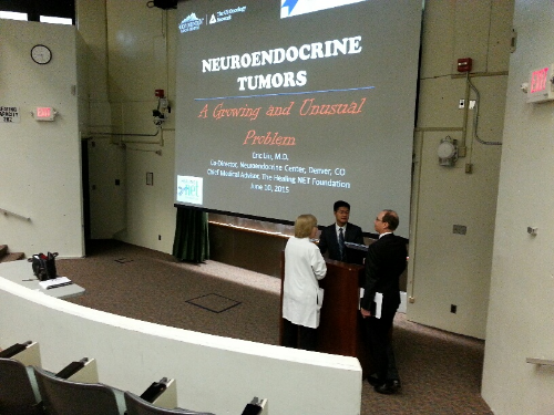 Dr. eric liu presenting on nets at albany medical center, CME division