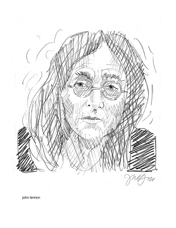 John Lennon Painting by Valérie Ciaglo  Artmajeur