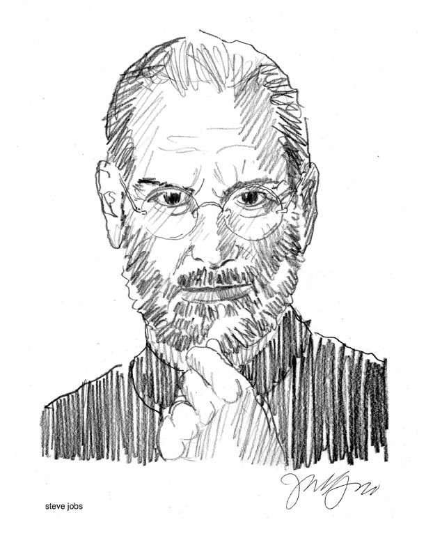 Steve jobs Drawing Portrait Drawings  Sketch by Pawan Verma Artist   Artistcom