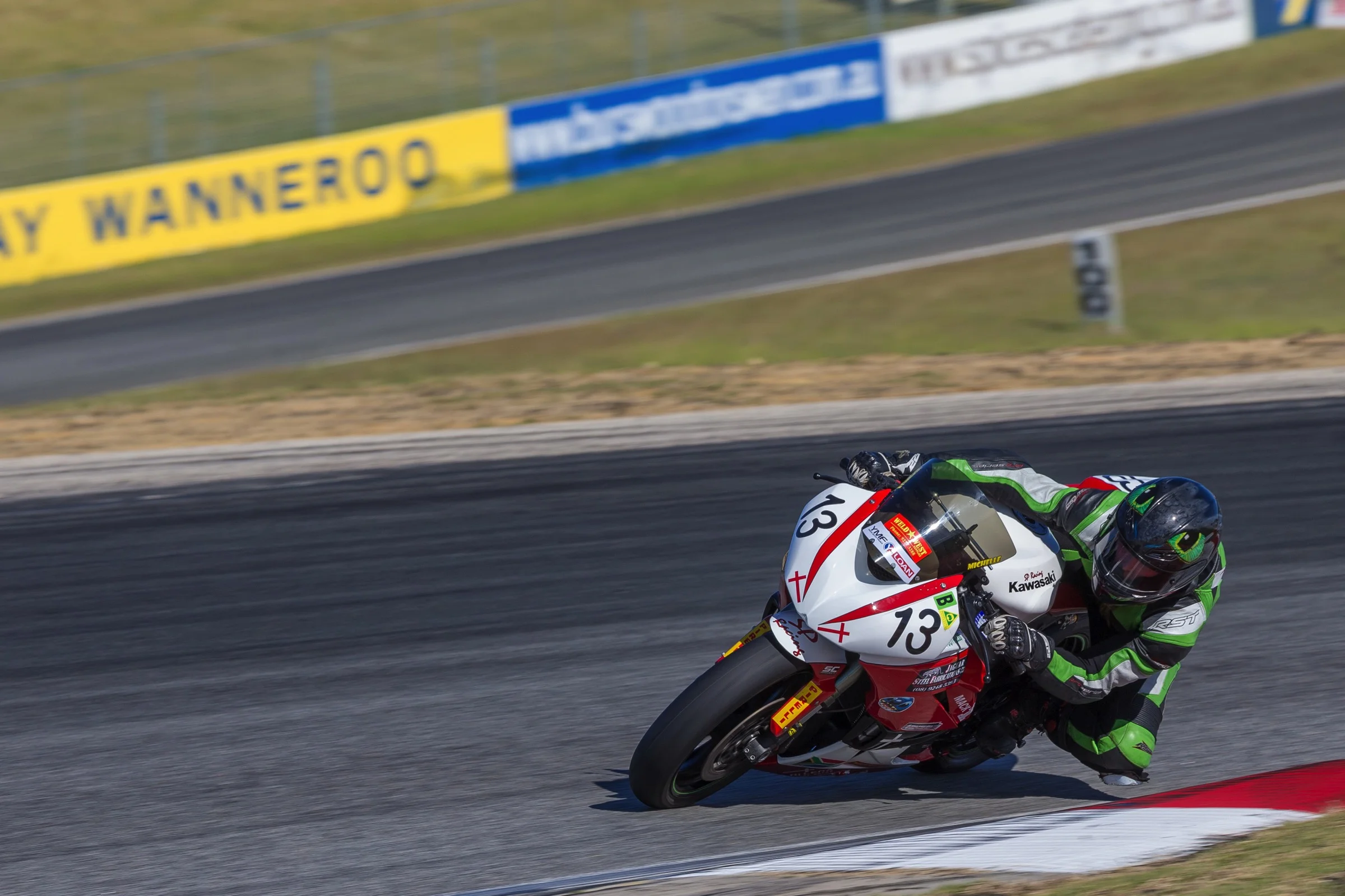 There was a big local turnout with some, like Michelle Marais riding in more than one class.