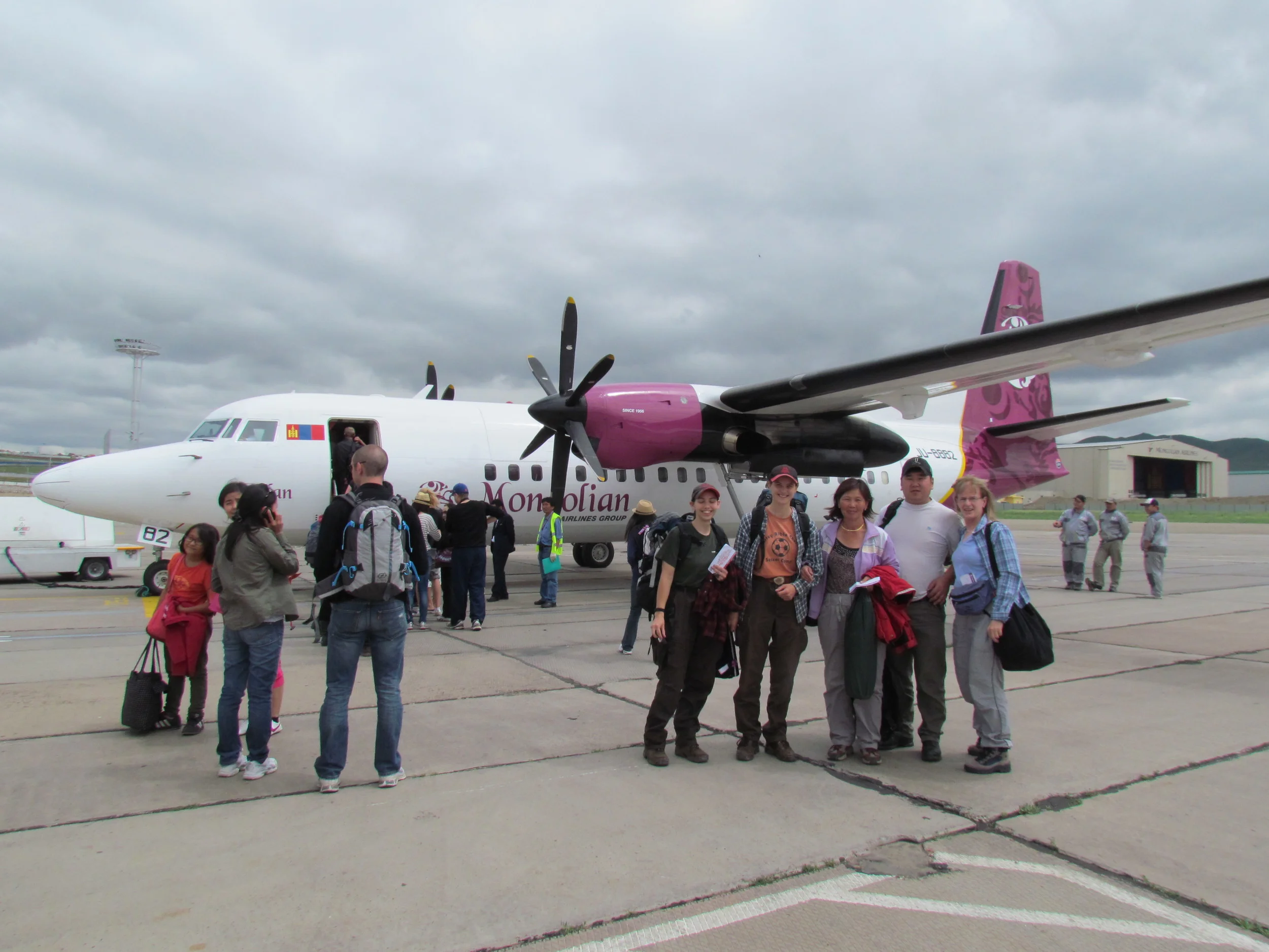 Flying out to Murun, Huvsgul Province