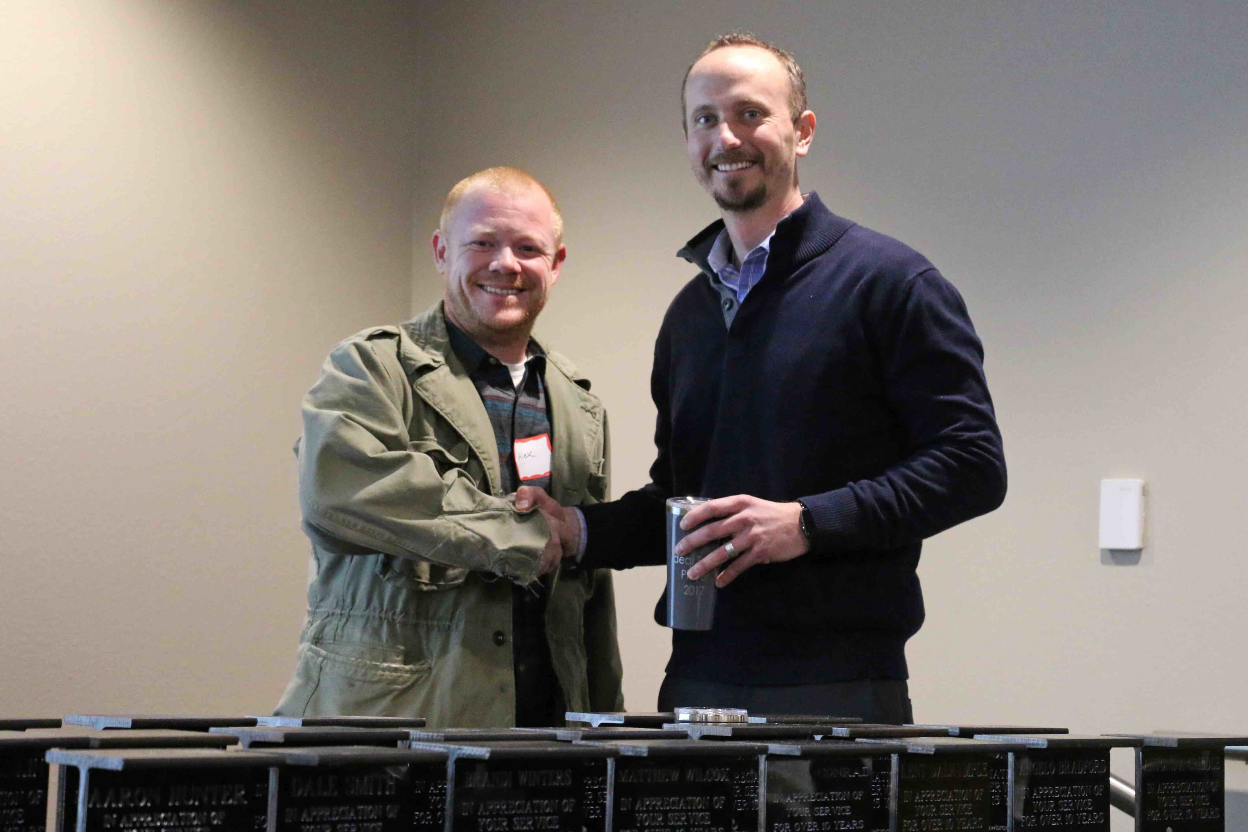 Alex Corbitt, Ideal Team Player Award Winner