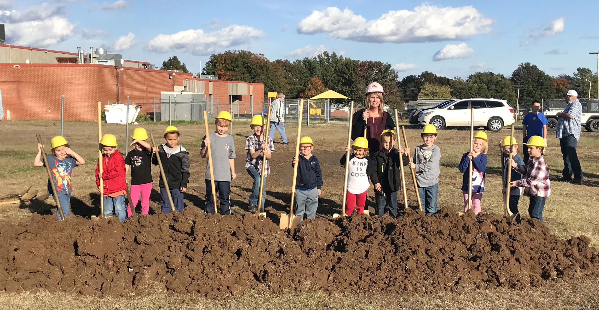 Groundbreaking Ceremony at New ECC Building Site