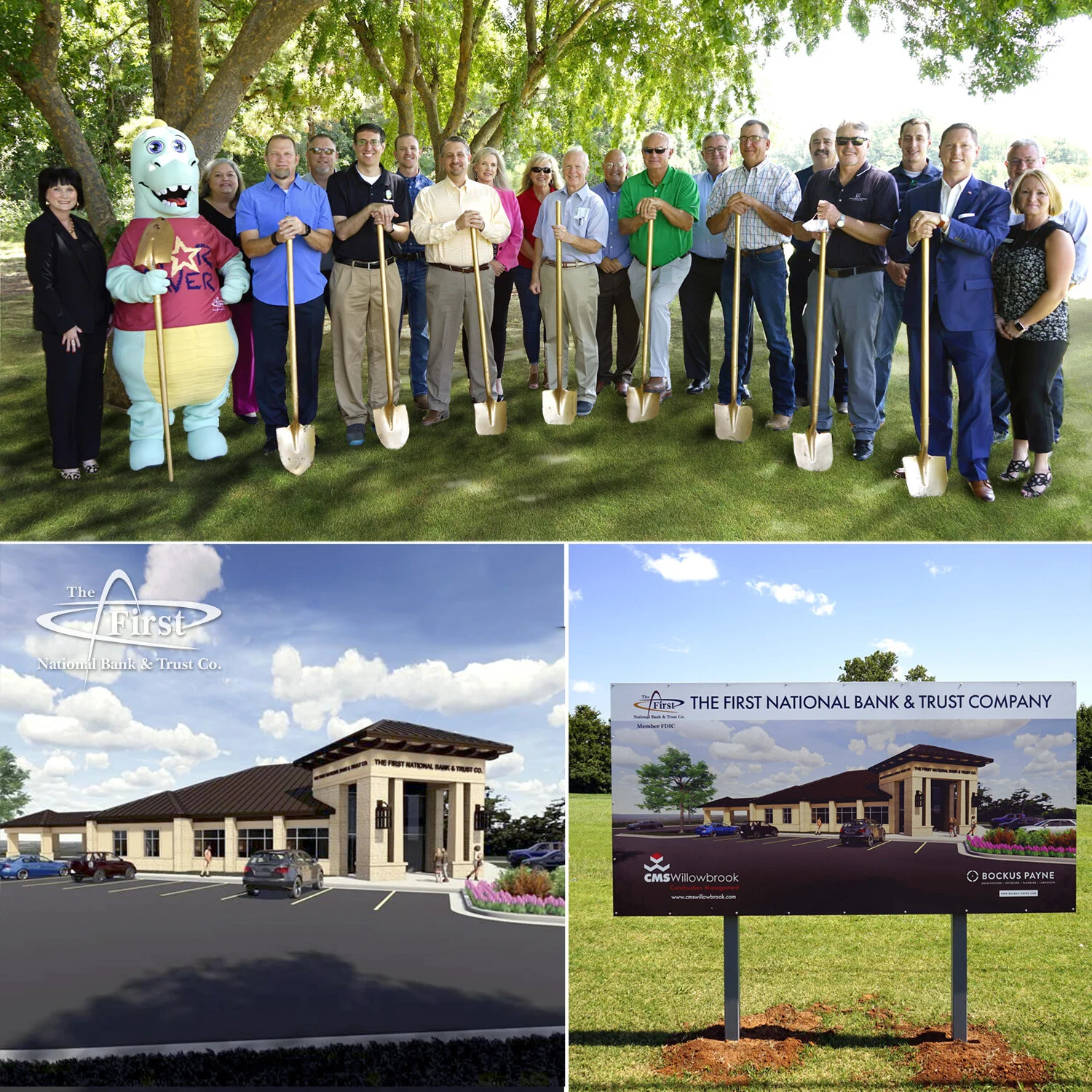 First National Bank and Trust- Tuttle Breaks Ground for New Facility