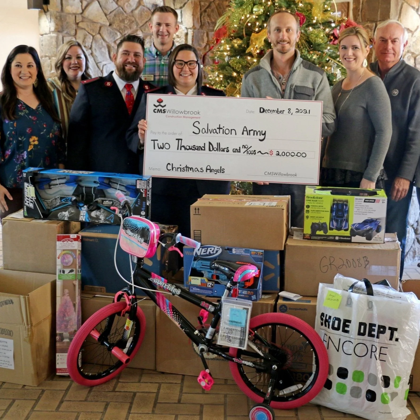 CMSWillowbrook Sponsors Salvation Army Christmas Angels