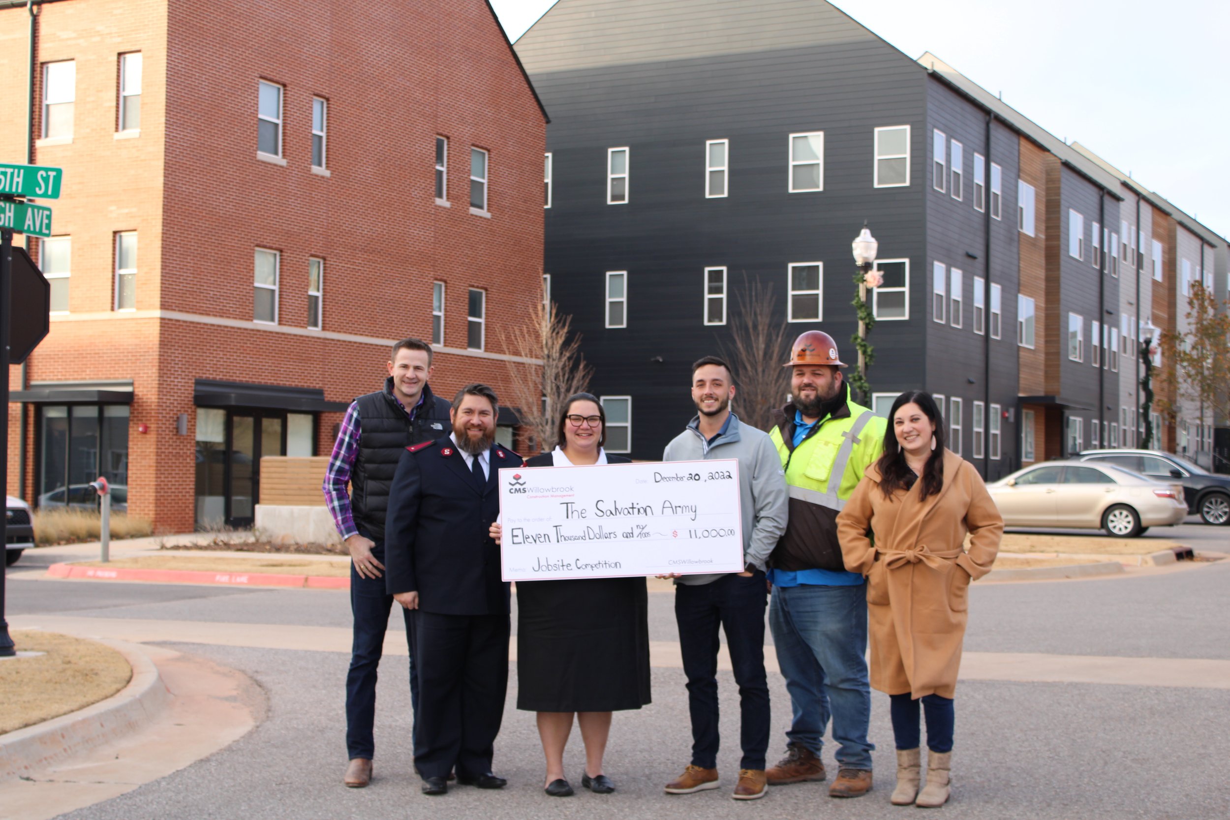 CMSWillowbrook's 3rd Annual Jobsite Competition Helps Salvation Army