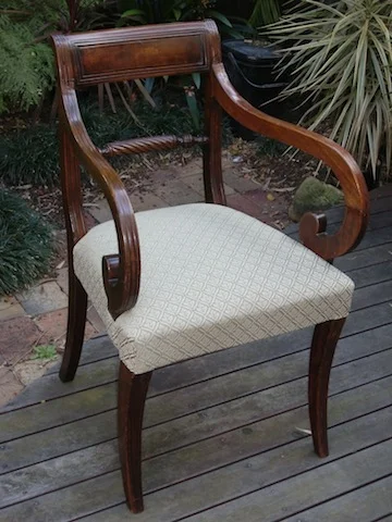 English 'Trafalgar' Armchair C1810