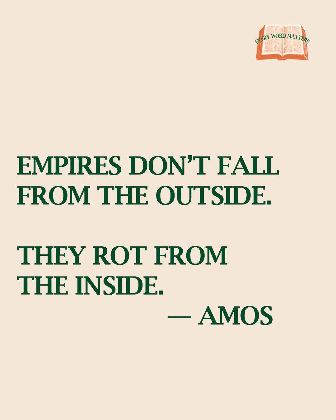 Sunday Recap...
What if the biggest threat to your faith isn&rsquo;t hardship&hellip; but comfort?