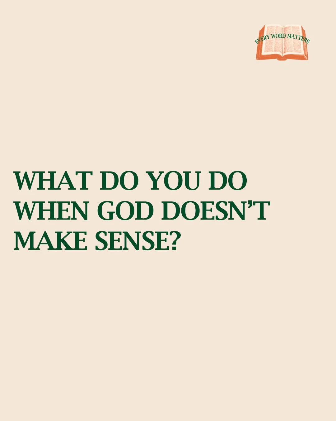 Sunday Recap from Habakkuk