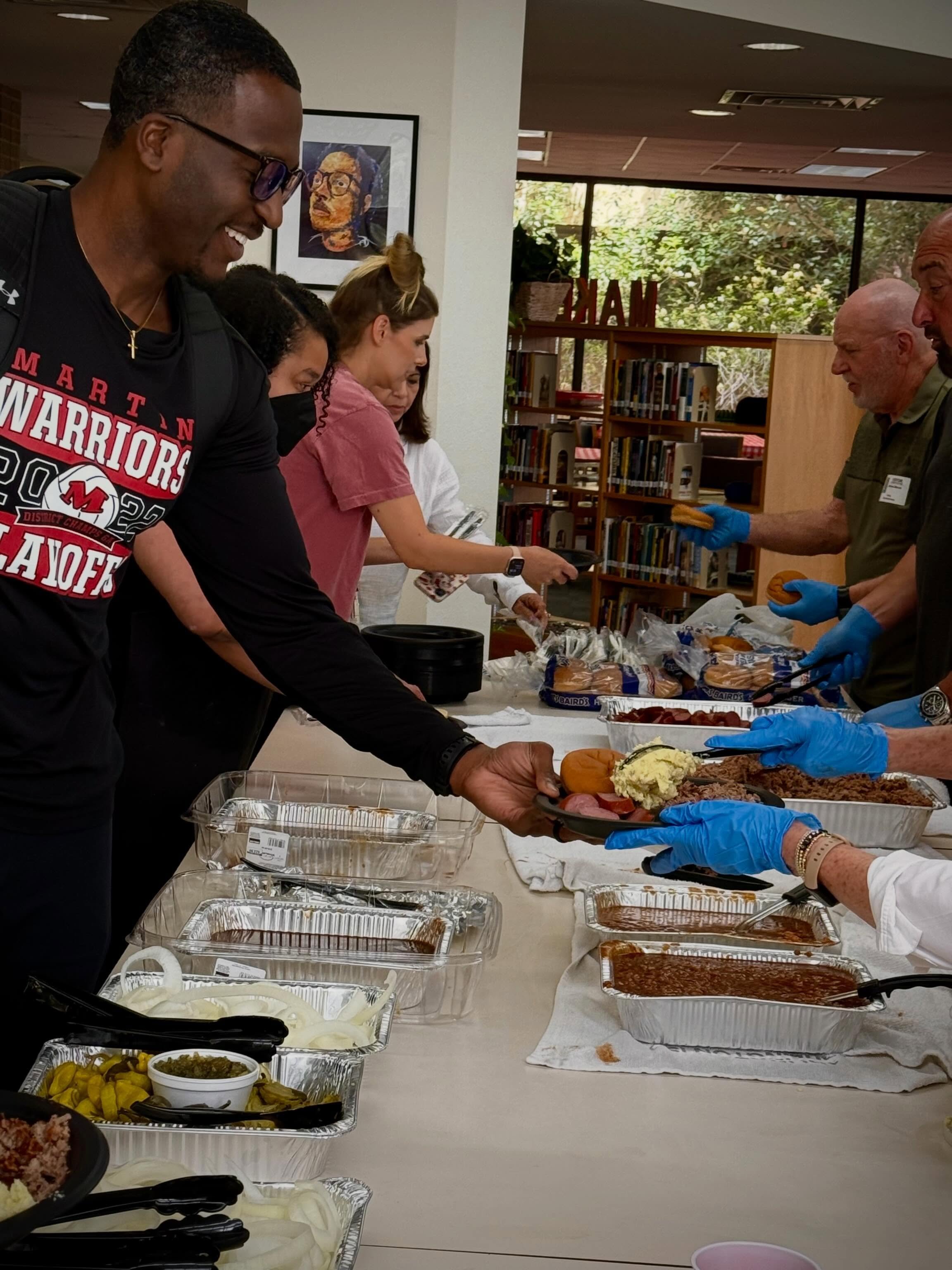 GCC got to serve lunch to over 300 Martin High School staff today. Thank you to all our wonderful teachers and school staff in our community!