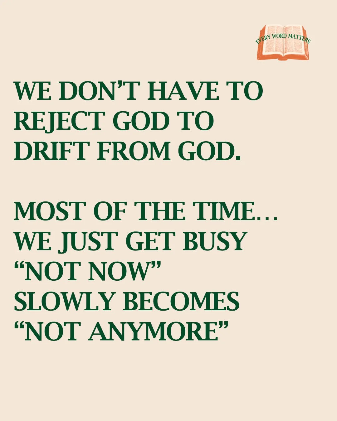 Sunday Recap from Haggai...
Misplaced priorities lead to empty lives.