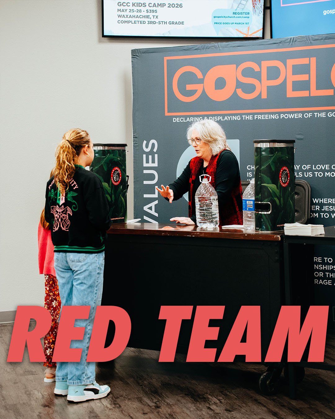 Red team week, thanks for serving #together