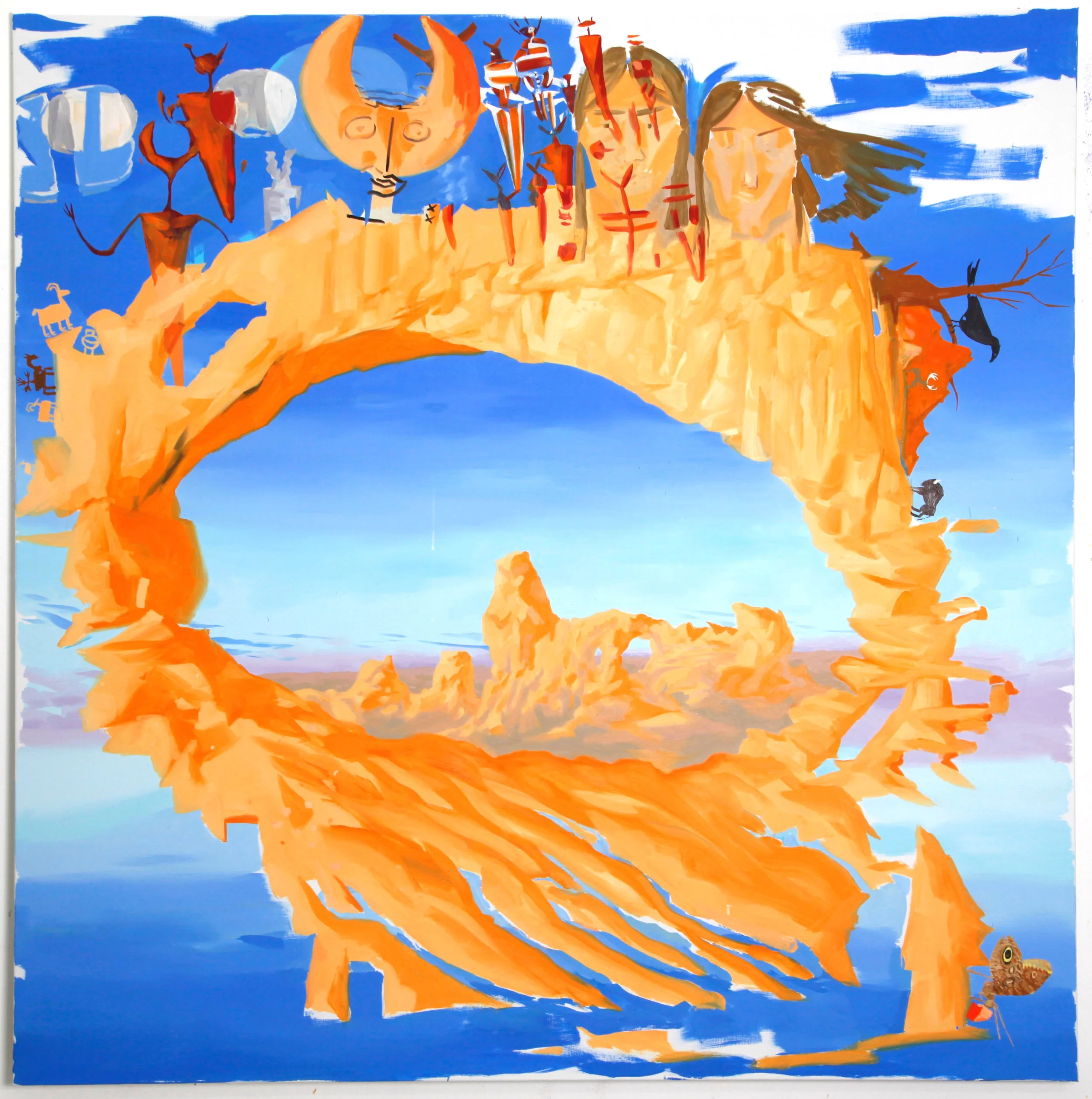 Arches, Oil on Linen, 180x180cm, 2017©