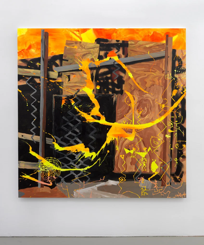 Wind talker, Acrylic on linen, 180cmx180cm, 2018