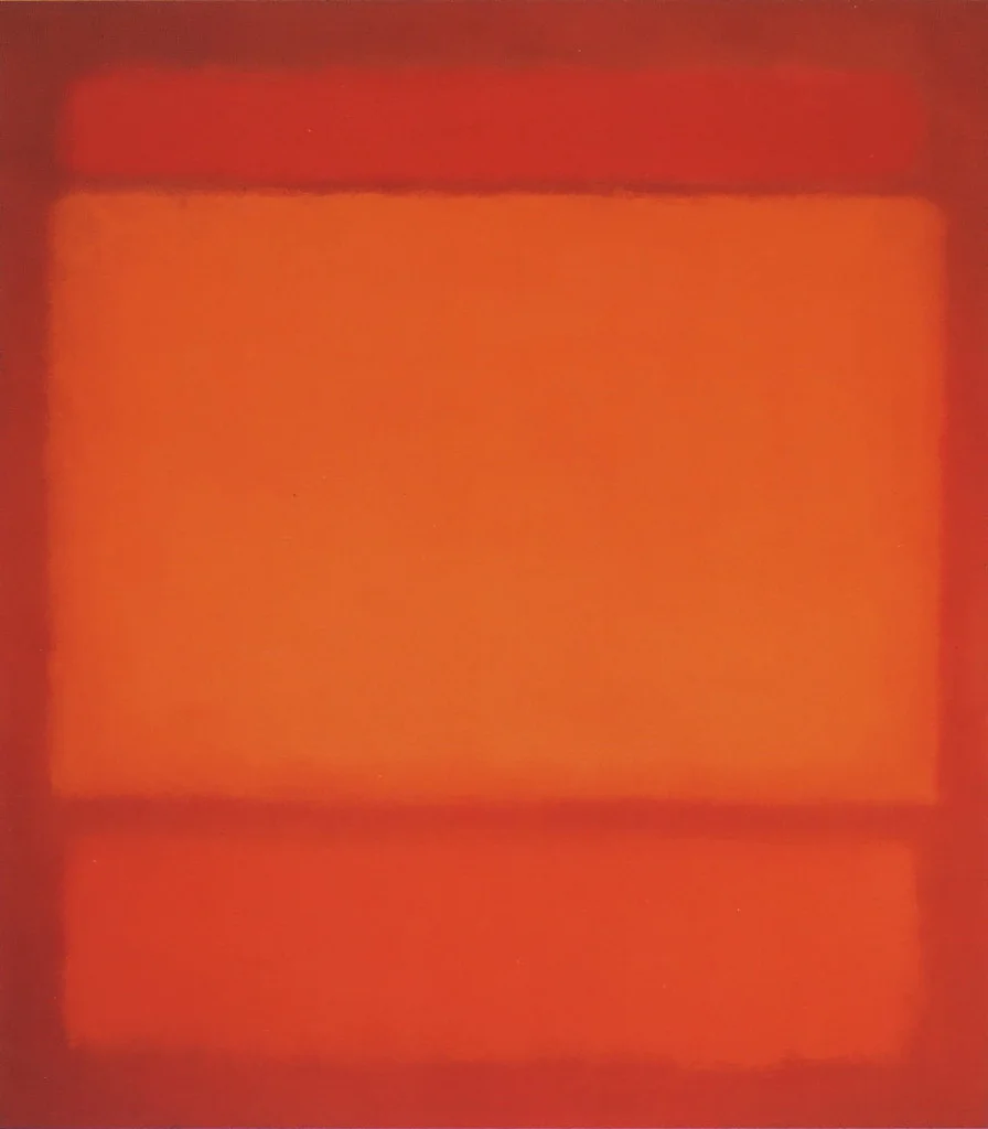 Red Orange Orange On Red 1962 by Mark Rothko. A sort of abstract visual haiku, if you will...