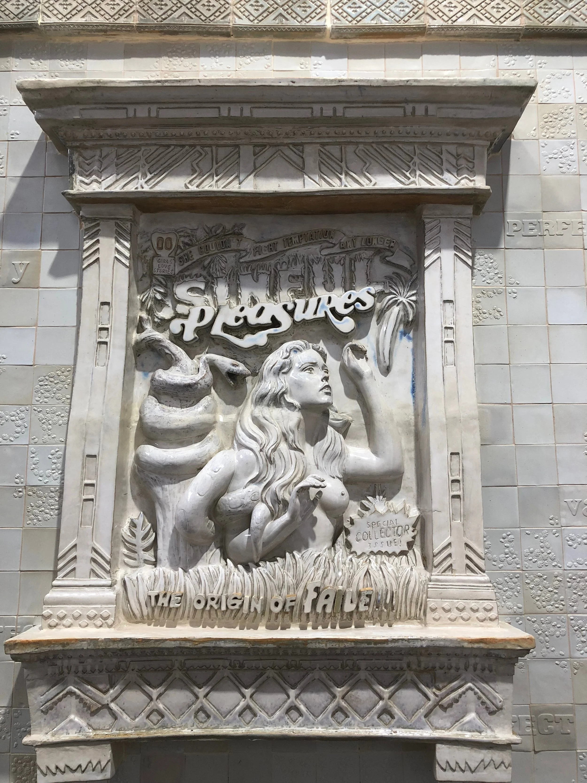 FAILE TEMPLE outer detail. Sculpture by FAILE.