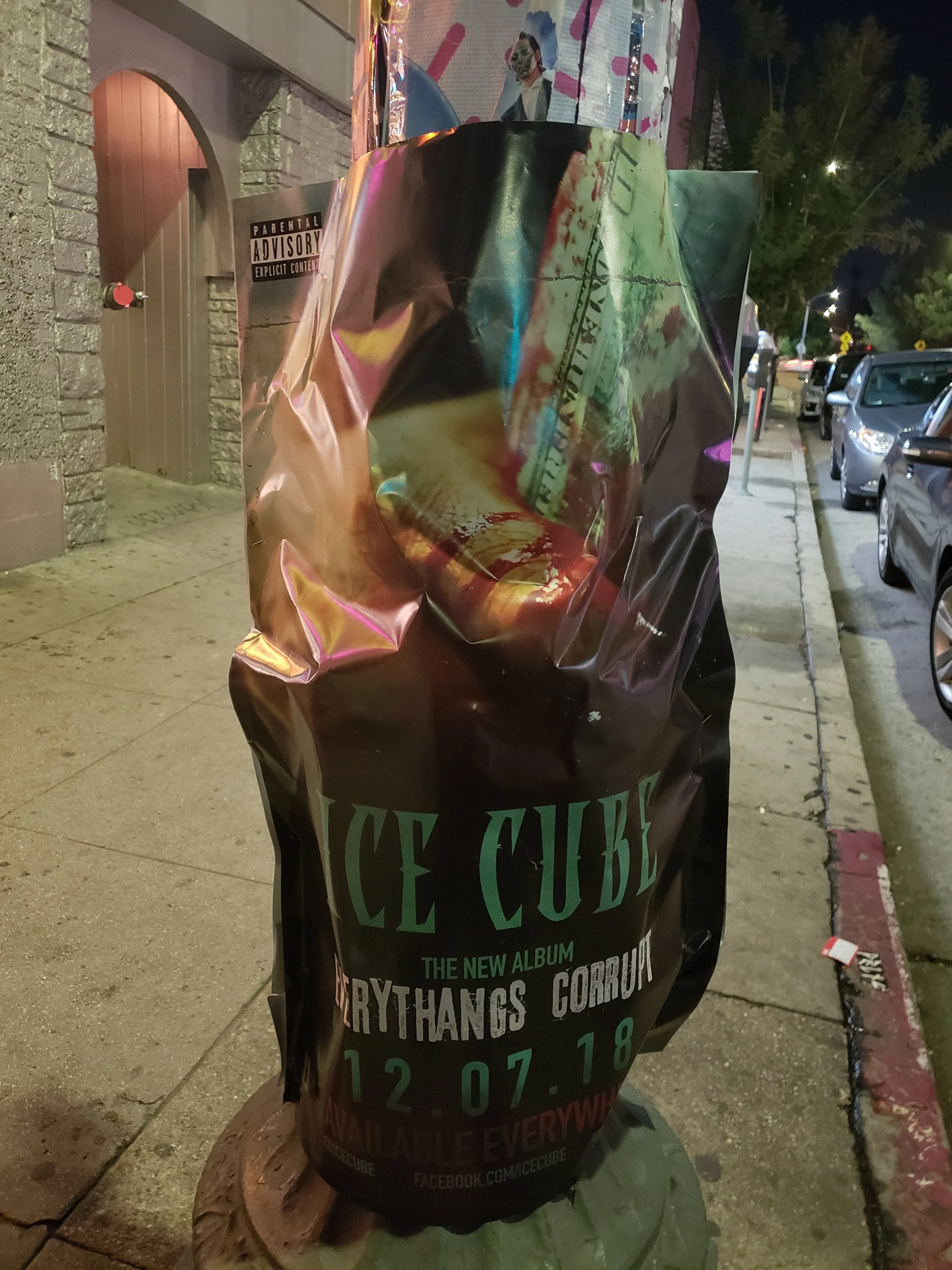 Traditional advertising lives! Spotted this poster in Echo Park…two days before Spotify alerted me to the drop, btw.