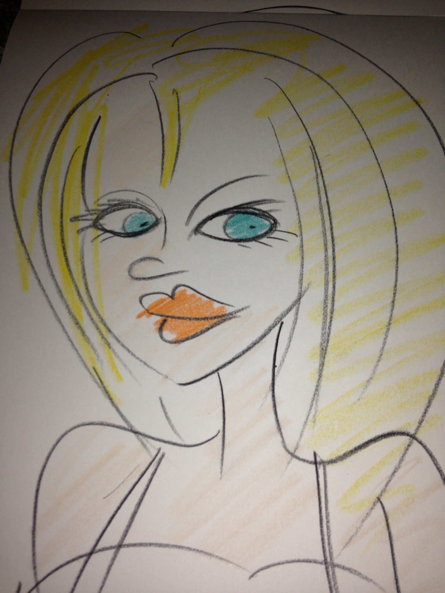 Drawing by Sam Simon