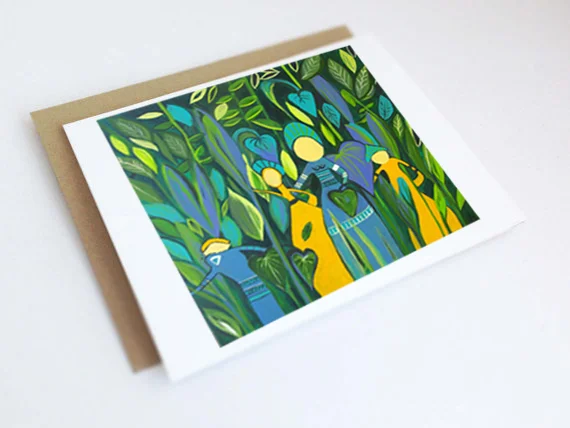 Tahitian Convicts in the Jungle