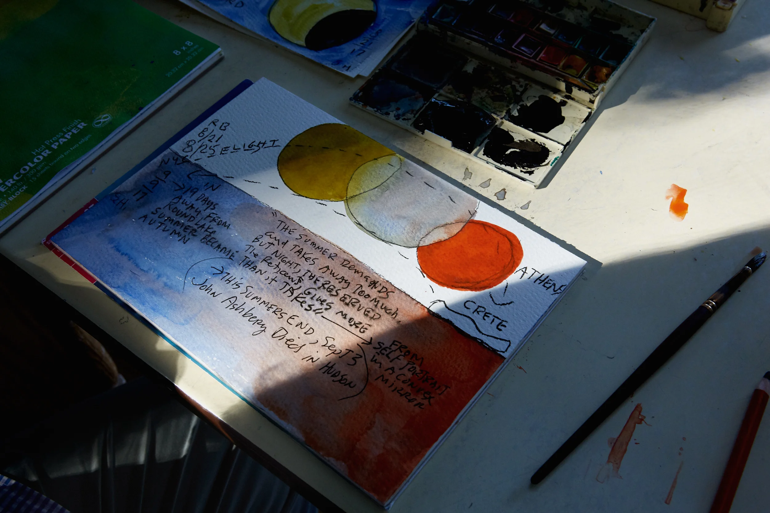 Holl’s homage to late poet John Ashbury .