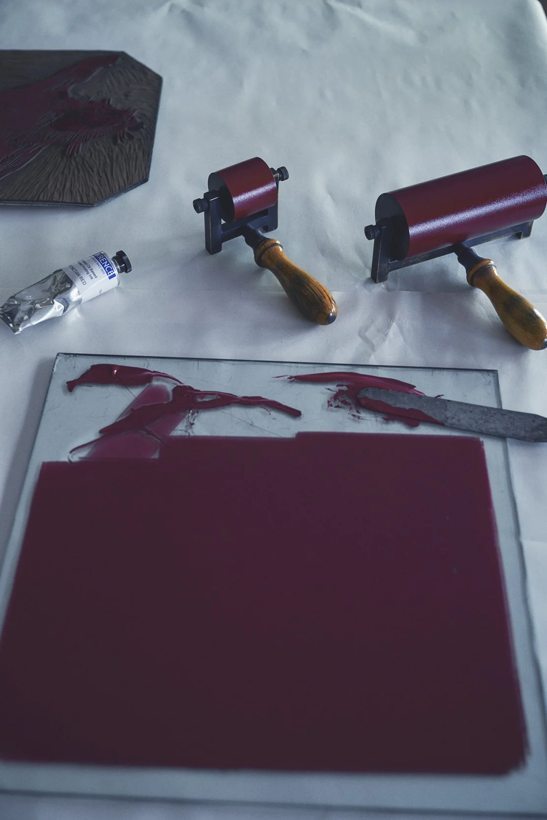 A MAGICAL NARRATIVE BONFIELD BLOCK PRINTERS Upstate Diary — Upstate