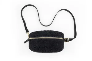 PRIMECUT: MAUVE SHEARLING BUM BAG
