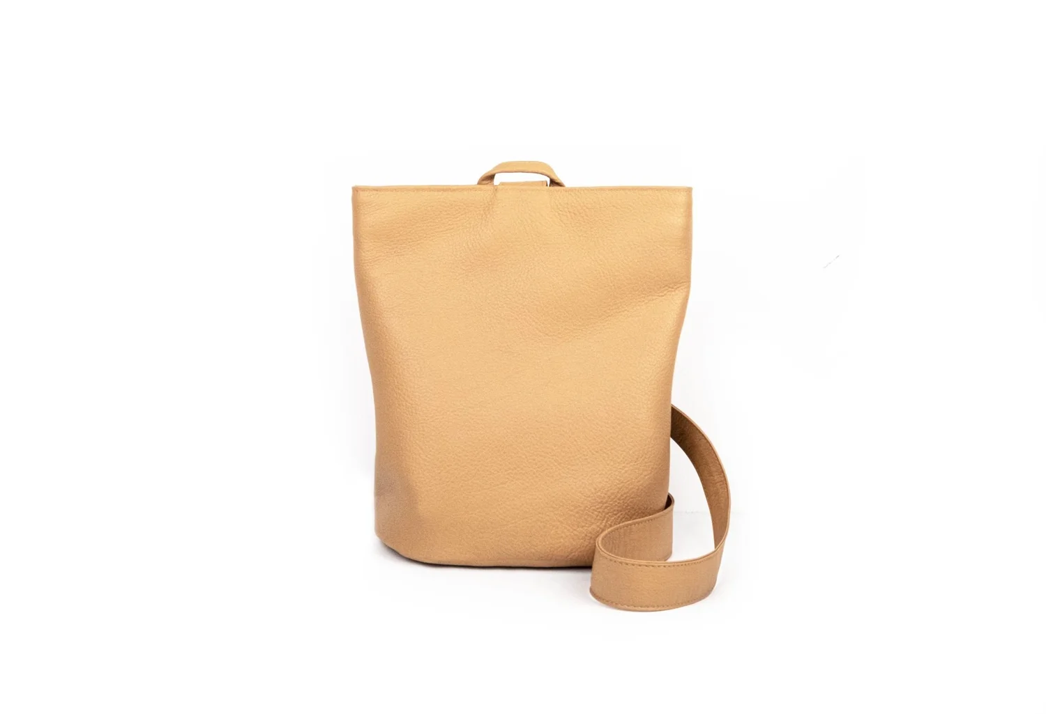 Tan Leather Sling Bag Leather Sling Bag Crossbody Bag - The Monk main image 4