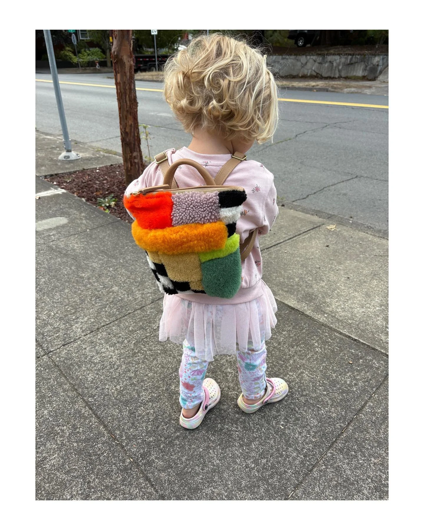We love our littles ♡ 
That&rsquo;s why we are always happy to make custom kids sizes of our ever popular backpack! Send us an email with custom project requests 🤎🌀