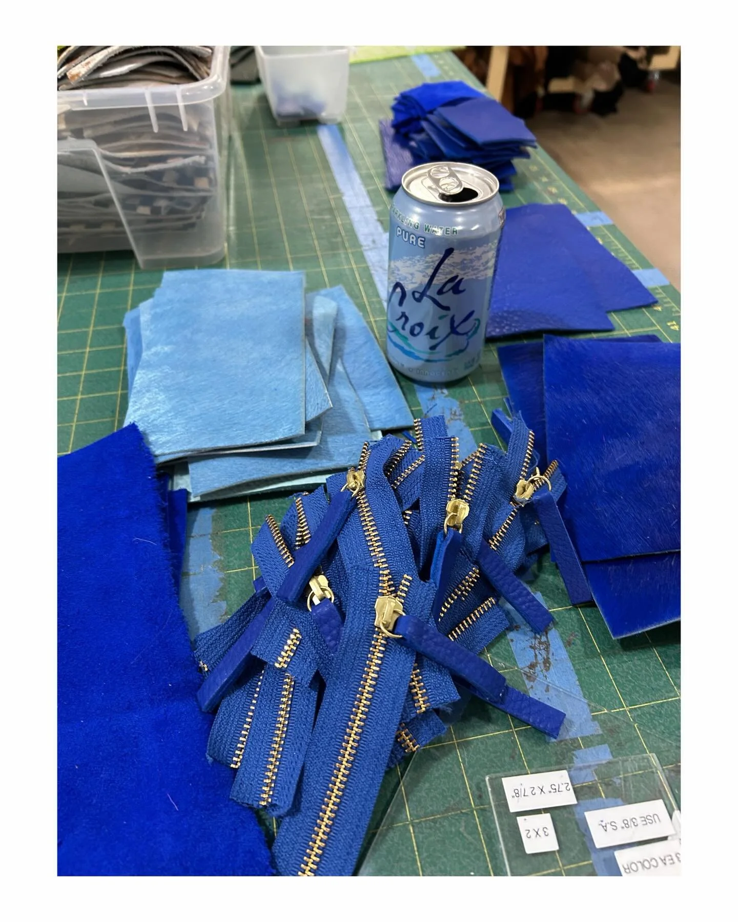 This La Croix inspired a biiiiig batch of blue 🩵🫐