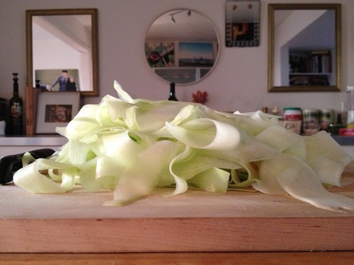  Adding to Buzzfeed&rsquo;s List of 29 Feelings That Are Better Than Sex would be #30: Fashioning Zucchini Ribbons 