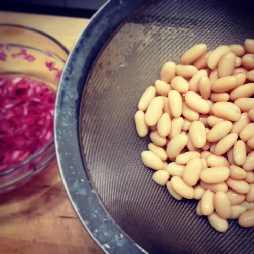 Who let the white beans out? I did.
