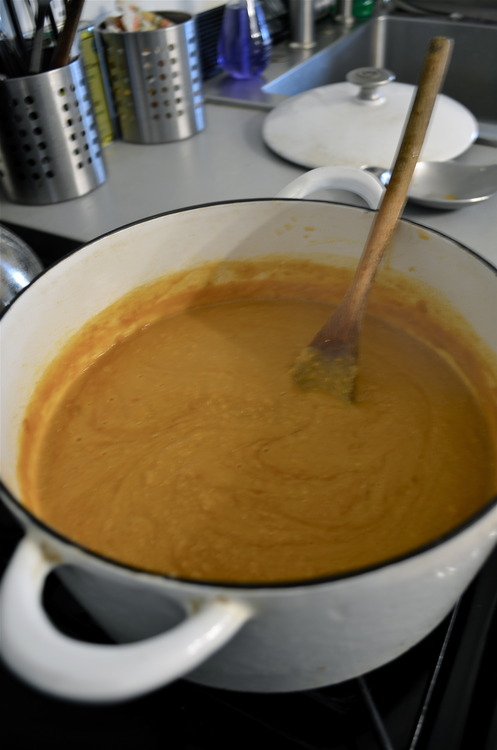 The immersion blender worked like a charm. So smooth… no spills…