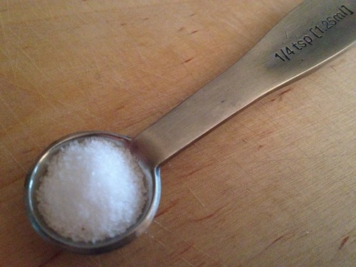  Salt. What it says on the spoon. 