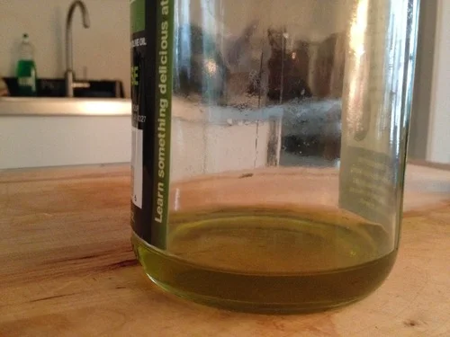 The last of your olive o (1/3 cup).
