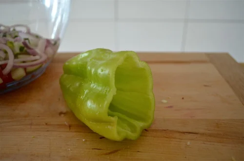 I used an Italian green pepper for the sake of metaphor.