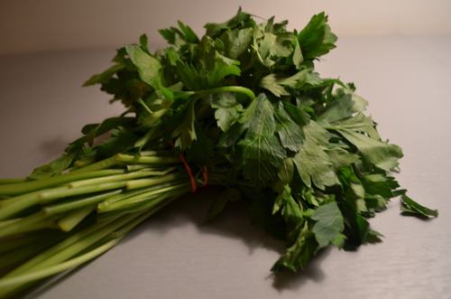  And 1/4 cup of parsley. 