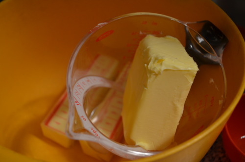 1/3 cup of butter.