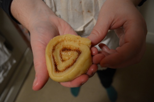  Raw schnecken! (See, it looks like a snail.) 