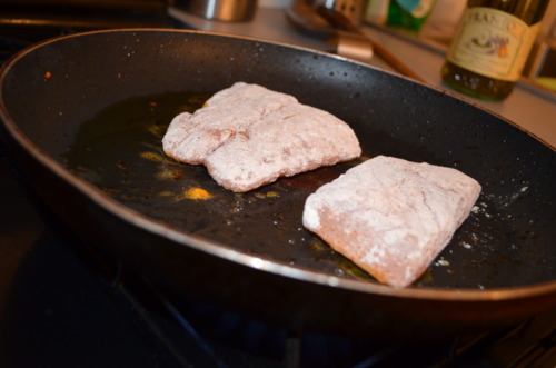 Splash of olive oil, almost done…