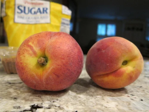 2 peachy peaches.