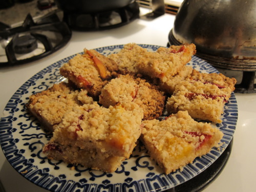 Cut into pretty squares. Try not to eat the entire plate.