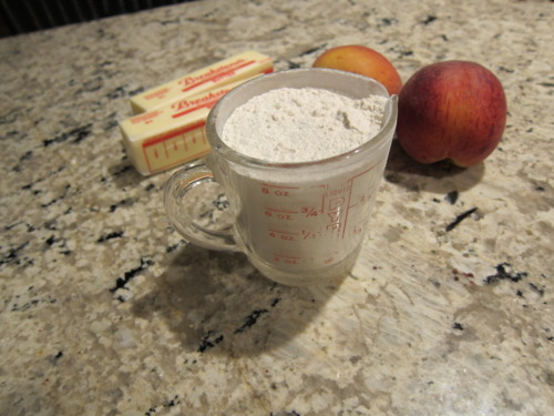 2 3/4 cups + 2 tbsp flour power.