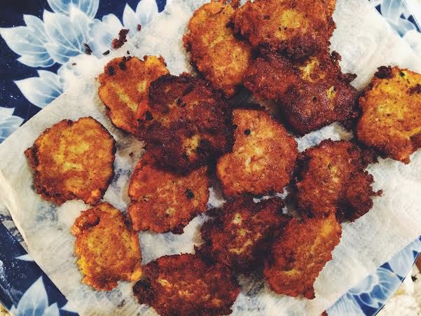 "Fortunately, if you fry anything in oil, it will taste good." 