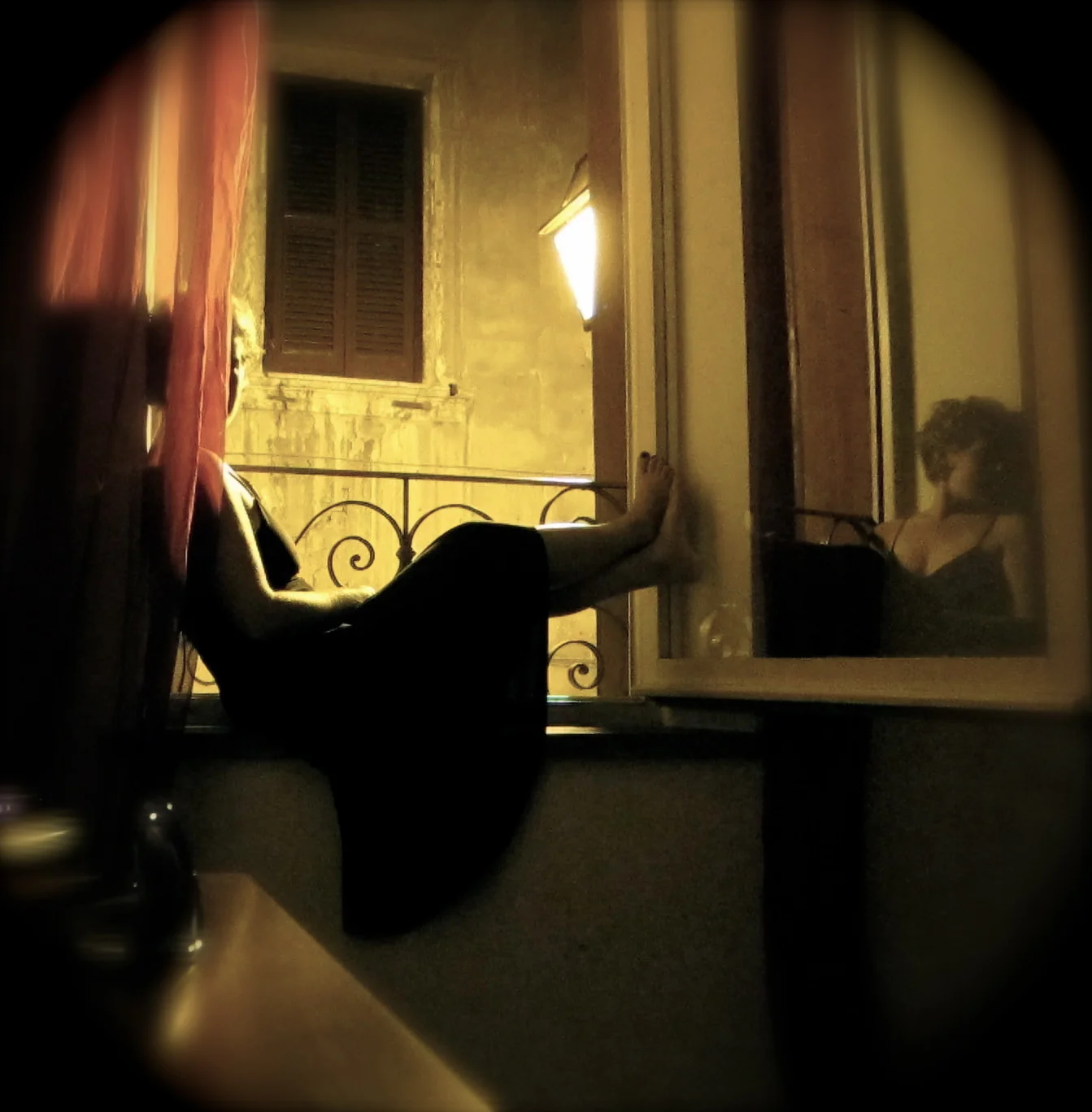 Like that time I went to Rome and sat in a big ass window wearing one of my favorite dresses.