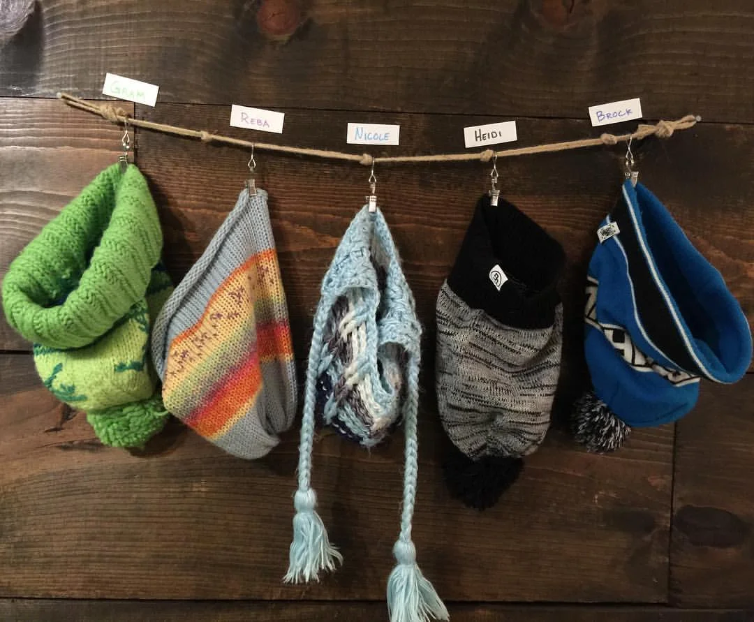 Beanies make for a fun alternative for Christmas stockings. 