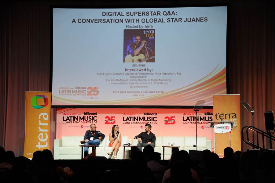 EL CANTAUTOR MULTI-PLATINO JUANES PARTICIPA EN LA CONFERENCIA BILLBOARD DE LA MUSICA LATINA PRESENTADA POR STATE FARM EN ASOCIACION CON PEPSI