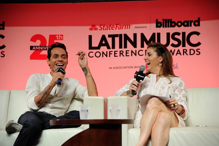 LA SUPER ESTRELLA DE LA MUSICA LATINA MARC ANTHONY PARTICIPA EN LA CONFERENCIA BILLBOARD DE LA MUSICA LATINA PRESENTADA POR STATE FARM EN ASOCIACION CON PEPSI